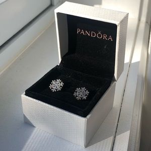 Pandora Snowflake Stud Earrings